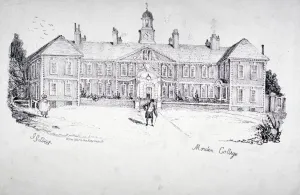 William Day Prints: Morden College, Greenwich, London, c1832. Artist: William Day