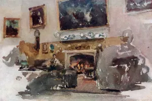 Colour Print Prints: Moreby Hall, c1883 (1904). Artist: James Abbott McNeill Whistler