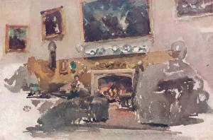 Warmth Prints: Moreby Hall, Interior, 1884, (1904). Artist: James Abbott McNeill Whistler