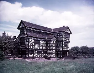 Moat Prints: Moreton Old Hall, Cheshire, c1955. Creator: Arthur Charles Kirby Ware