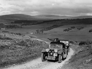 Morgan Prints: Morgan 4 / 4, John Frankland Heaton, 1938 Scottish Rally. Creator: Unknown
