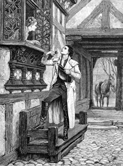 St Valentines Day Prints: The Morn of St. Valentine, 1881. Creator: W. I. Mosses