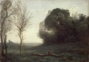 Daybreak Prints: Morning, 1860. Creator: Jean-Baptiste-Camille Corot