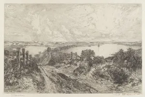 Etching In Black Prints: Morning, 1886. Creator: Thomas Moran