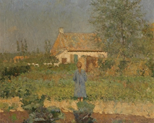 Vegetable Garden Prints: Morning, 1895. Creator: Evrard Larock