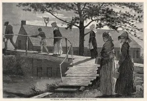Winslow Homer American Prints: The Morning Bell, 1873. Creator: Winslow Homer (American, 1836-1910)