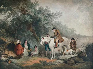 George Morland Prints: Morning or the Benevolent Sportsman, 1795, (1919). Artist: Joseph Grozer