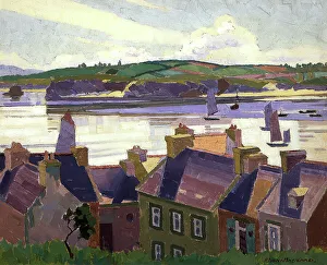 Morning calm, Camaret, 1926. Creator: Rhona Haszard