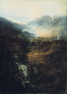 Morning amongst the Coniston Fells, Cumberland, 1798. Artist: JMW Turner