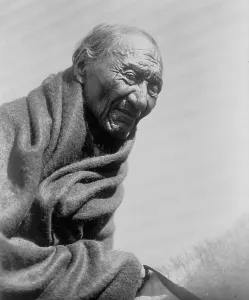 Blackfeet Prints: Morning Eagle, c1910. Creator: Edward Sheriff Curtis