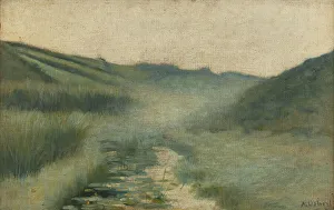 Foggy Prints: Morning fog, Dielette - Flamanville, 1887. Creator: Alphonse Osbert