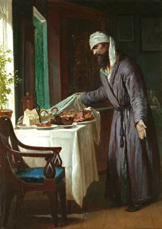 Hangover Prints: Morning Hangover, End of 19th cen Artist: Zhuravlev, Firs Sergeevich (1836-1901)