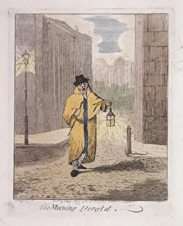 John Henry Prints: The Morning Herald from Cries of London, 1826. Artist: John Henry Lynch