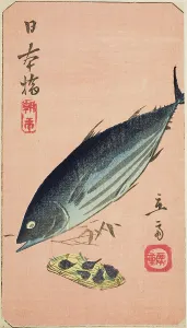 Fish Market Prints: Morning Market at Nihon Bridge (Nihonbashi)