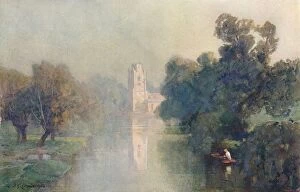 Images Dated 14th May 2019: Morning Mists, Hemingford Grey, 1906. Creator: Frederick George Cotman
