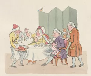 Bunbury Collection: Morning, or, the Man of Taste, May 1, 1803. May 1, 1803. Creator: Thomas Rowlandson