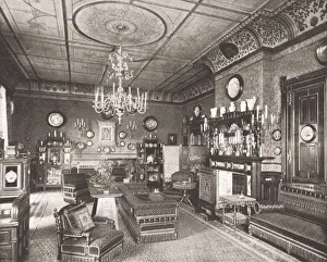 Morning Room Prints: The Morning Room, Clarence House, London, 1894. Creator: Unknown