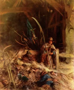 Edgar Gallery: The Morning of Sedgemoor, 1685, 1905, (1944). Creator: Edgar Bundy