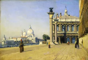 Morning in Venice, 1834. Artist: Jean-Baptiste-Camille Corot