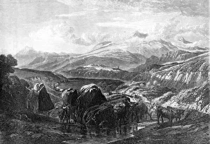 Jackson M Prints: Morning-View in the Highlands of Braemar