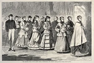 Winslow Homer American Prints: The Morning Walk - Young Ladies School Promenading the Avenue