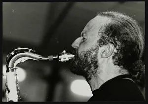 Hertfordshire Gallery: Mornington Lockett playing tenor saxophone at The Fairway, Welwyn Garden City, Hertfordshire, 1992