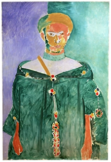 Moroccan Prints: Moroccan in Green, 1912. Creator: Henri Matisse