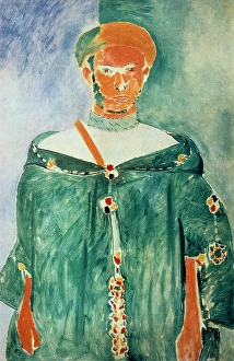 Henri Mile Benot Prints: Moroccan in Green, 1912. Creator: Henri Matisse