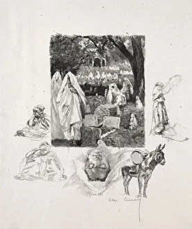 Moroccan Sketches. Creator: Alexandre Lunois (French, 1863-1916)