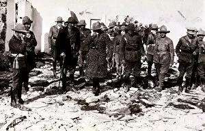 Fernandez Gallery: Morocco Campaign, disaster of Annual (Anoual), July 1921, officers before the bodies