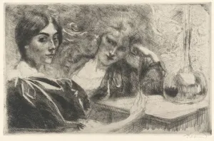 Demimonde Gallery: Morphine Addicts (Morphinomanes), 1887. Creator: Paul Albert Besnard
