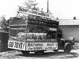 Morris Commercial salvage truck, Liverpool World War 2. Creator: Unknown