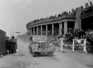 Lancashire Gallery: Morris Twenty of RA Bishop competing in the Blackpool Rally, 1936. Artist: Bill Brunell