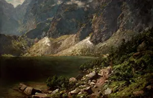 Geological Prints: The Morskie Oko Lake, 1891. Creator: Alexandre Mroczkowski