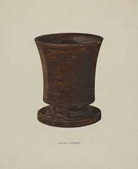 Mortar, c. 1940. Creator: Walter Praefke