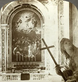 Transfiguration Gallery: Mosaic above the Altar of Transfiguration, St Peters Basilica, Rome