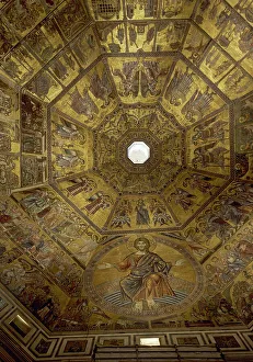Mosaic, Baptistry of San Giovanni, Florence, Italy, 13th-14th century. Creator: Unknown