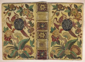 Binding Gallery: Mosaic binding signed by Le Monnier and bearing the monogram of Maria Josepha of Saxony