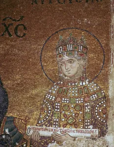 Hagia Sophia Prints: Mosaic of the Byzantine Empress Zoe, 11th century