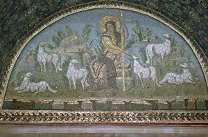 Mosaic of Christ the Good Shepherd, 5th century BC