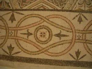 Tunisia Africa Prints: Mosaic, El Jem Museum, El Djem, Tunisia, 2009. Creator: Amanda Waite