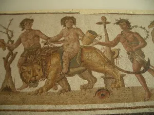Mosaic, El Jem Museum, El Djem, Tunisia, 2009. Creator: Amanda Waite