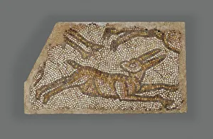 Mosaic of a Rabbit, 5th-6th century. Creator: Unknown
