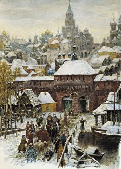 Images Dated 22nd February 2011: Moscow in the 17th Century, end of 19th - early 20th century