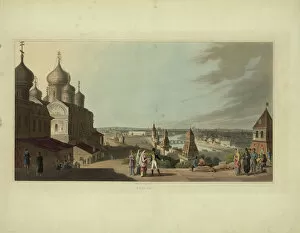 Moskva River Gallery: Moscow, 1814. Artist: Anonymous