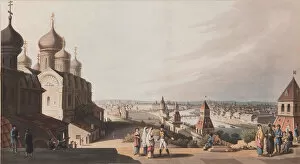 Moskva River Gallery: Moscow, 1816. Artist: Bowyer, Robert (1758-1834)