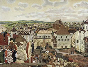 Images Dated 22nd February 2011: In the Moscow Kremlin, end of 19th - early 20th century