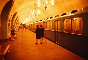 Platform Gallery: Moscow, Underground, c1970s. Artist: CM Dixon