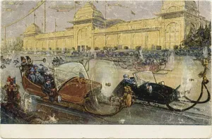 Science Fiction Prints: Moscow Winter 2259. From a series of postcards Moscow of the future of the Einem