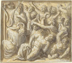 Moses and the Brazen Serpent. Creator: Luigi Ademollo